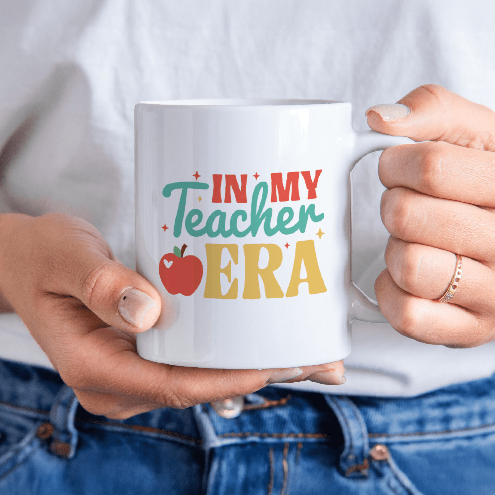 Hello Hobby Skinny Sublimation Mug 20 oz Stainless Steel, White, Set of 2
