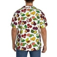 thumbnail image 7 of Goofa Colorful Fruits Printed Men's Casual Short-sleeved Shirt,Lightweight Breathable Button-down,Summer Casual men's top,Versatile Fashion shirt-XX-Large, 7 of 7