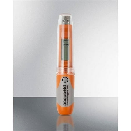 Summit Appliance DLSA11 5.25 x 0.75 x 0.75 in. Single Portable USB Temperature Logger, Orange