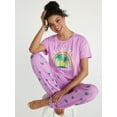 thumbnail image 6 of Joyspun Women's Short Sleeve T-Shirt and Jogger Pants Sleep Set, 2-Piece, Sizes S to 3X, 6 of 7