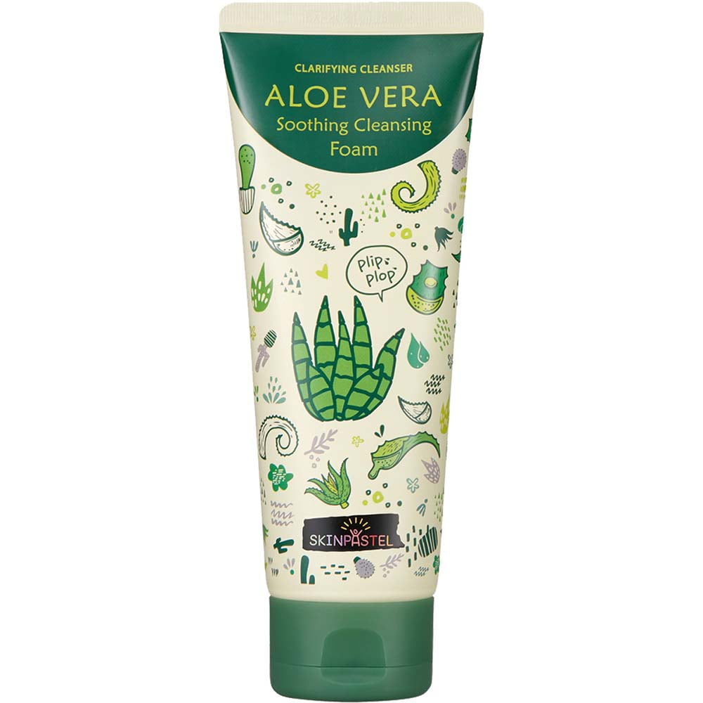 Skinpastel Aloe Vera Soothing Cleansing Foam 5.29oz 150g