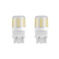 thumbnail image 1 of Makergroup S8 3156 Ampoules LED à Base en Coin 12VAC/DC Basse Tension Résistantes à l'Eau pour Éclairage de Paysage Extérieur Chemin Terrasse Marchepied, Lumières d'Allée 4W Blanc Chaud 2700K-3000K Lot de 2, 1 of 4