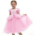 thumbnail image 2 of Miluxas Girls Princess Costume Fancy Dress Pageant Party Birthday Wedding Evening Ball Gown Pink 11-12 Years, 2 of 7