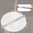 thumbnail image 1 of Herramienta de luthier para guitarra con borde recto y muescas, herramienta de medición de luthier, regla de mástil de guitarra portátil para estudios, 1 of 8
