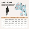 thumbnail image 6 of Bingfone Womens Pajama Sets Cute Panda Flying In The Sky Print,Long Sleeve Loungewear Pajamas Set-X-Large, 6 of 9