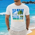 thumbnail image 2 of Leey-World Men's T-Shirts Men's V Neck Knit Shirts Short Sleeve Sweater Shirt Casual Ribbed Pullover T Shirt(White,S), 2 of 5