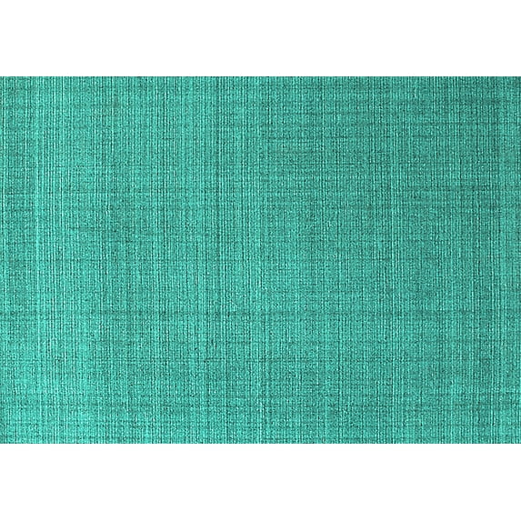Ahgly Company Machine Washable Indoor Rectangle Oriental Turquoise Blue Industrial Area Rugs, 8' x 10'