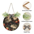 thumbnail image 2 of Hedgehogs and Strawberrys Welcome Sign for Front Door Wreath Door Sign for Farmhouse Porch Decoration Indoor Outdoor, 2 of 7