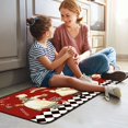 thumbnail image 6 of Fat Chef Rugs Kitchen Floor Mats for in Front of Sink, Anti Fatigue Floor Mat for Kitchen, Padded Kitchen Mats for Standing and Red Kitchen Matt for Standing for Kitchen Decor 17"X30"+17"X47", 6 of 6