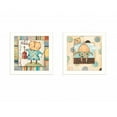 thumbnail image 2 of Set Of Two Nursery Pictures White Framed Print Wall Art, 2 of 3