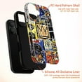 thumbnail image 4 of Crown Graffiti Art Phone Case, Neo-Expressionist Street Style iPhone Cover, Bold Abstract Urban Design Case for iPhone 16 15 14 13 12 11 Plus Pro Max Mini, 4 of 6