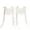 White, variant on CookMate 2‑Piece Lace Chair Back Sign With Satin Ribbon, Just Married Chair Decoration For Bride Groom Wedding Ceremony (12.99×17.72inch)