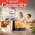 thumbnail image 5 of Gourmia 7-Quart Digital Air Fryer with Glass Basket and 12-One Touch Cooking Presets, 5 of 12