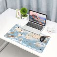 thumbnail image 6 of Kdxio Animals Travel World Map Print Large Gaming Mouse Pad,Non-Slip Base,Water Resist Keyboard Pad for Gamer,Office & Home,29.5 x 15.8 in, 6 of 9
