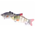 thumbnail image 1 of Destres Señuelos de PESCA para la Trucha de Lubina Señuelos del Cuerpo Duro de 6 segmentos con triple gancho swimbait, 1 of 7