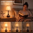 thumbnail image 4 of DAYBETTER Table Lamp for living room, Touch Control Bedside Lamp for Bedroom, 3-Way Dimmable, LED Bulb Included, for Living Room, Bedroom, 4 of 7