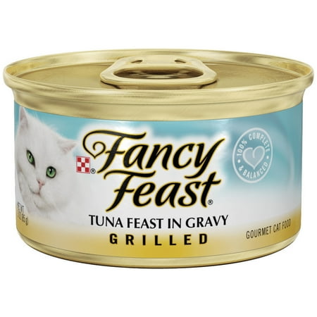 Purina Fancy Feast Grilled Tuna Feast In Gravy Cat Food, 3 oz
