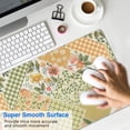 thumbnail image 4 of Long Mouse Pads for Desk,Pioneer Flower Floral Print Pattern Desk Mats on Top Of Desks, Desk Mouse Pad Extra Large with 3mm Non-Slip Base and Stitched Edge for Gaming,Office,Work,Home 31.5"x11.8", 4 of 6