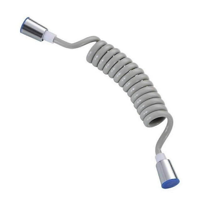 Shower hose, shower spring hose, flexible retractable hose for shower head, toilet bidet shower water pipe (gray, 300cm) 300cm gray