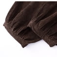 thumbnail image 5 of WREESH Womens Sweatpants Corduroy Pants Fashion Comfortable Solid Color Pocket Casual Straight Pants Coffee, 5 of 7