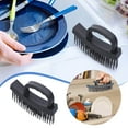 Zhouqiannn 6 Inch Heavy Duty Steel Wire Brush Metal Hand Tool Paint