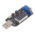 thumbnail image 1 of Module Convertisseur Boost, Alimentation Carte Potentiomètre Réglable USB Installation Facile DC 3.3V 9V 12V 18V 24V Sortie DC 3.5V-12V Entrée 3W pour la Réparation, 1 of 8