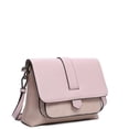 thumbnail image 3 of Ampere Creations Lilly Women Medium Vegan Leather Flap Crossbody Bag - Pink, 3 of 7
