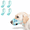 green&blue, variant on Dog Muzzle, Soft Breathable Mesh, Allows Panting and Drinking,black&grey,L