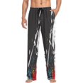 thumbnail image 5 of Top-kevin Men's Pajama Pants Christmas Winter Elastic Waistband Soft Lightweight Sleep Lounge Pajama Bottoms with Pockets,S-XXL, 5 of 13