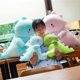 thumbnail image 4 of Cute Dinosaur Plush Toys, Fat Dinosaur Stuffed Animals Toys Dolls, Soft Plush Stuffed Animal Dino Plushie, Birthday Gifts Green 12 inch, 4 of 4