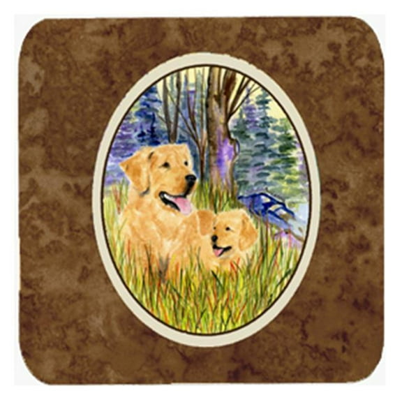 Golden Retriever Foam Coasters - Set 4