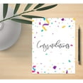 thumbnail image 4 of Koyal Wholesale Funny Congratulations Jumbo Card With Envelope, Confetti Design, Engagement, Pregnancy, Graduation, 1-Pk, 4 of 5