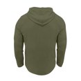thumbnail image 4 of Men's Casual Loose Fit Long Sleeve Hooded Sweatshirt with Pocket, Spring Fall Everyday Comfort Top,Army Green,L, 4 of 4