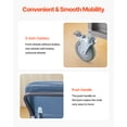 thumbnail image 6 of VEVOR Geri Chair Recliner, 3-Position Reclining Geri Chair, Movable Medical Recliner Chairs with 4 Wheels, Soft Padded Seat & Detachable Tray, Ideal for Hospital,Nursing Home,and Geriatric Home Care, 6 of 9