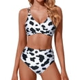 thumbnail image 3 of Top-kevin Women'S Split Bikini Swimsuit Set For Women Summer Beach Swimming, 3 of 5