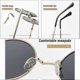 thumbnail image 3 of Retro Round Polarized Sunglasses for Men and Women Vintage Circle Hippie Style UV Protection Eyeewear Fashion Accessory, 3 of 3