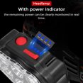 thumbnail image 2 of TFixol USB Rechargeable 8-LED Outdoor Headlamp with Battery Indicator, Waterproof Headlight for Night Fishing, 500LM Brightness, Lightweight Design, 10-24H Runtime, Includes 1 Lithium Battery & USB, 2 of 6