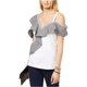 thumbnail image 2 of INC Blusa asimétrica con hombros descubiertos para mujer, blanca, extragrande I-N-C Hombro frío, 2 of 2