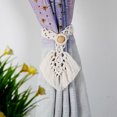 thumbnail image 4 of Cuerda de macramé hecha a mano Tiebacks de cortina Cuerda de tejer a mano decorativa Backback Holdbacks Decoración nórdica para el Sunnimix amarres de cortina, 4 of 7