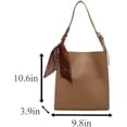 thumbnail image 7 of LinYooLi Women's Tote Handbags Large Capacity Work PU Leather Bucket Purse Designer Satchel Hobo Shoulder Bags, 7 of 7