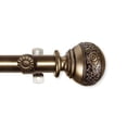 thumbnail image 2 of Lucid 13/16" Curtain Rod 28-48 inch - Antique Brass, 2 of 2