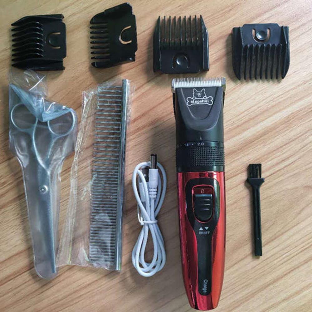 Low Noise Cat and Dog Clippers Rechargeable Cordless Pet Clippers