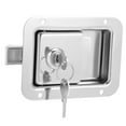 thumbnail image 5 of Uonlytech Enclosed Trailer Door Latch Stainless Steel Paddle Handle Lock 1Set, 5 of 7