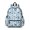 Blue Butterfly Pattern, variant on Butterfly and Floral Pink Pattern Cute School Backpack with Padded Back and Adjustable Shoulder Straps 13.4"x11"x4.7"