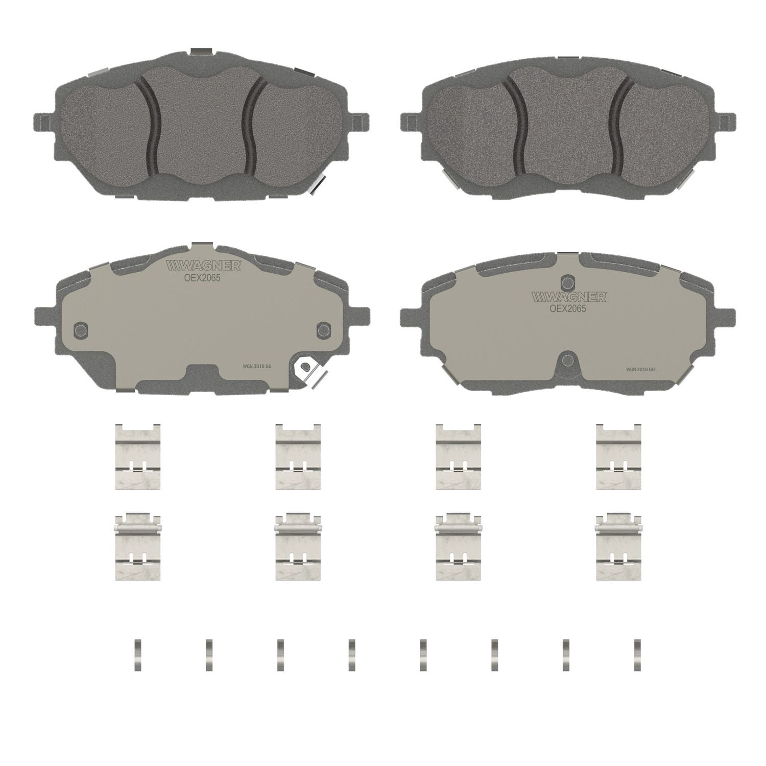 Disc Brake Pad Set Fits select: 2018-2020 TOYOTA C-HR