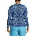 thumbnail image 3 of Lands' End Women's Plus Size Crew Neck Long Sleeve Rash Guard UPF 50 Sun Protection Swim Tee, 3 of 3