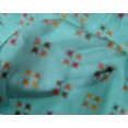 thumbnail image 4 of oneOone Silk Tabby Fabric Geometric Line Ikat Fabric Prints By Yard 42 Inch Wide, 4 of 4