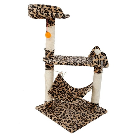 Leopard Print Cat Condo 32
