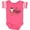 Football Pink and White, variant on Inktastic Happy New Year with Cute Penguin Boys or Girls Baby Bodysuit