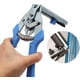 thumbnail image 4 of Suministros 1 pieza de jaula de cerdo y 600 grapas de clips, grapas de clips M para jaula de pájaros, instalación de cercas de alambre - azul TUNC Sencillez, 4 of 5